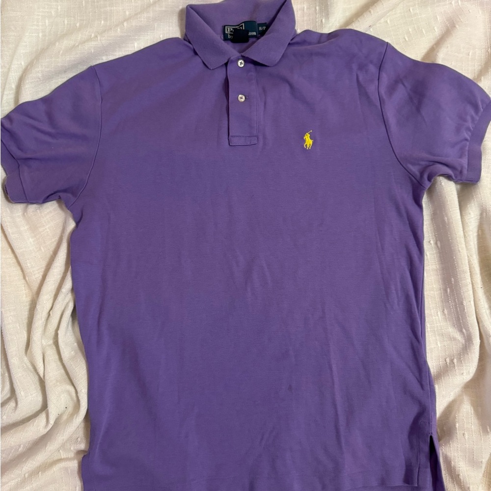 Ralph Lauren Purple Polo Shirt Classic Design
